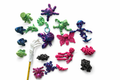 Assorted Mini Flexi Creatures – 3D Printed Fidget Toys & Pencil Toppers (Set of 30)